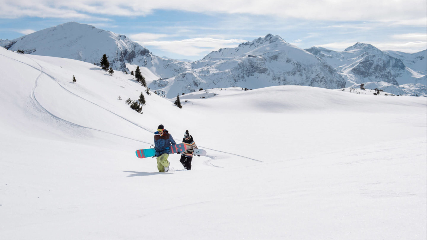 Snowboarden in Obertauern (c) Tourismusverein Obertauern