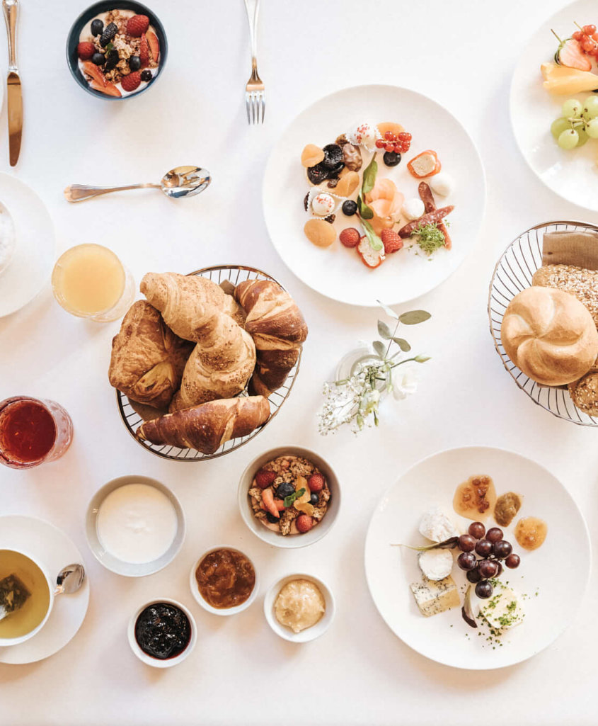 Frühstück im Hotel Schneider