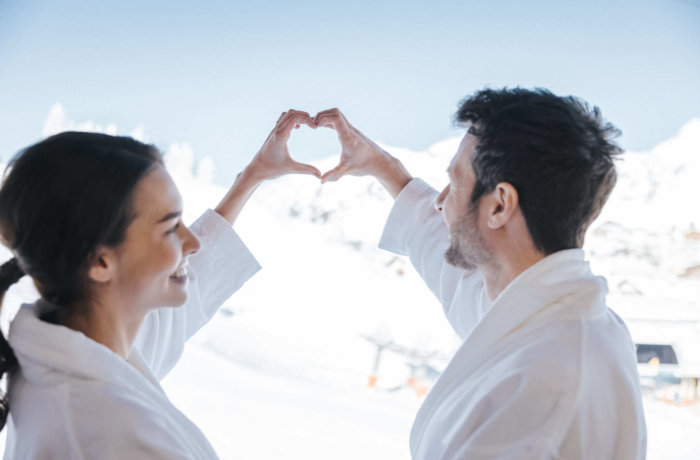 Paar im Hotel Schneider