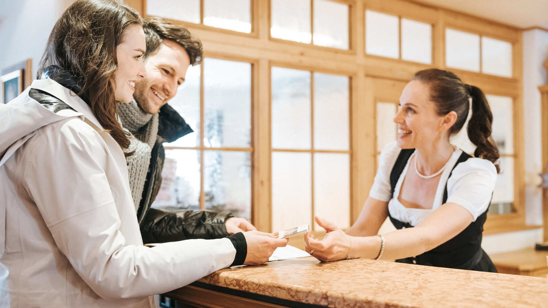 Empfang Hotel Schneider, Obertauern