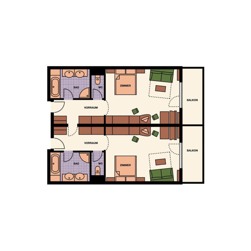 Juniorsuite Duo Grundriss Hotel Schneider