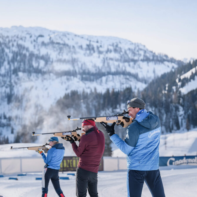 Biathlon auf der Gnadenalm