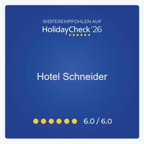 Recommended on HolidayCheck 2026