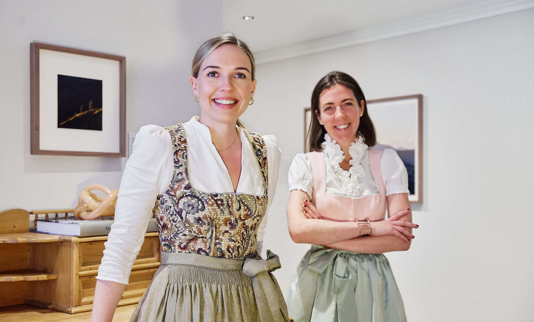 Lisa Schneider und Alexandra Schafer Kunstprojekt Hotel Schneider Obertauern